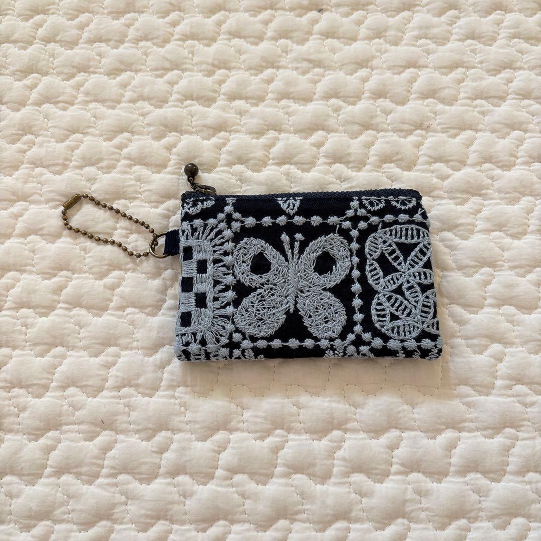 ハンドメイド スクエアショルダーバッグ ミナペルホネン forest tile