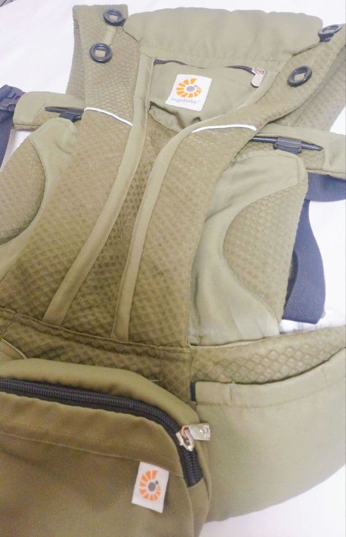 【美品✨】 elgobaby OMNI breeze オリーブグリーン カーキ