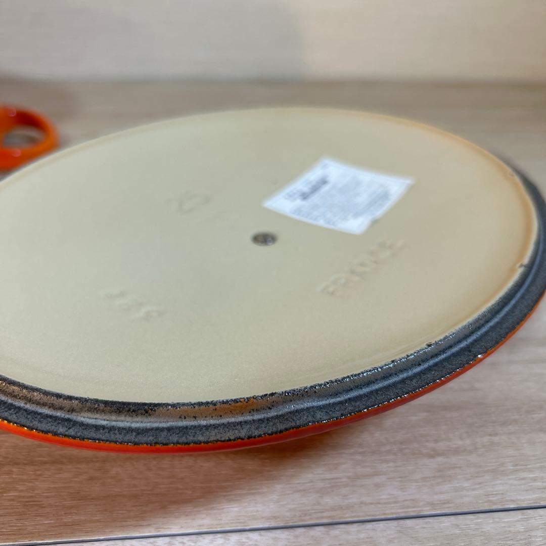 ルクルーゼ　ココットオーバル　25cm オレンジ　両手鍋　鍋