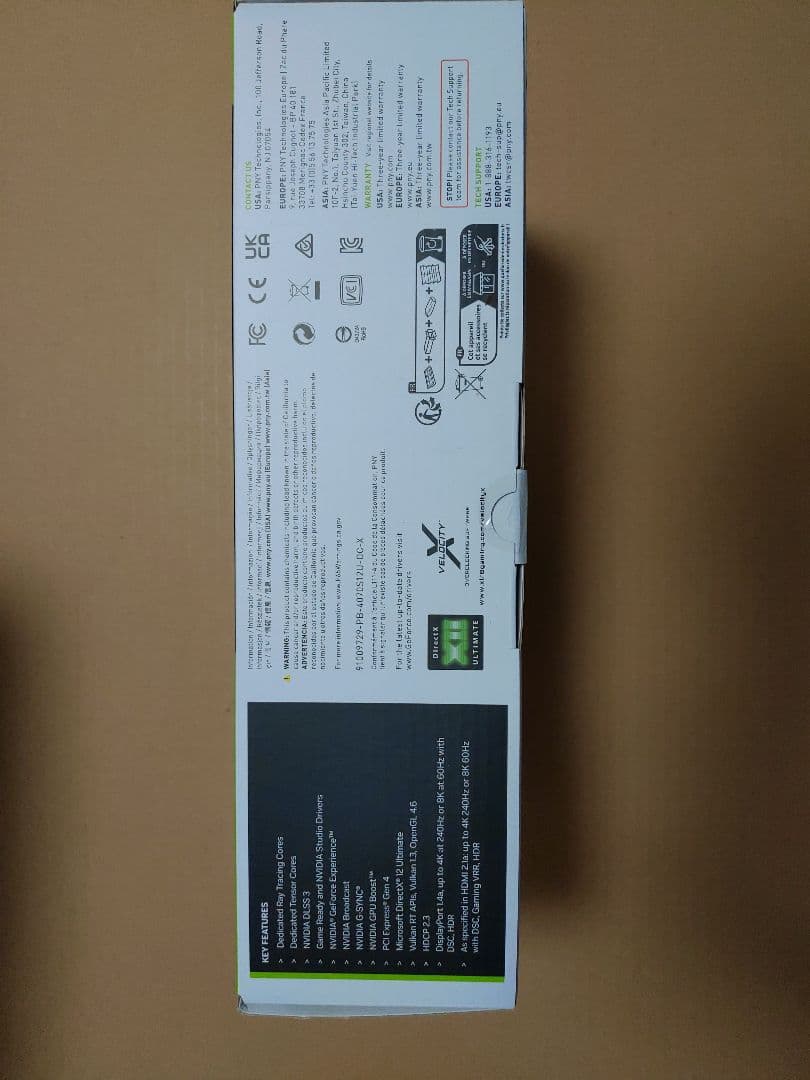 ​新品PNY GeForce RTX 4070 SUPER 12GB 国内正規版