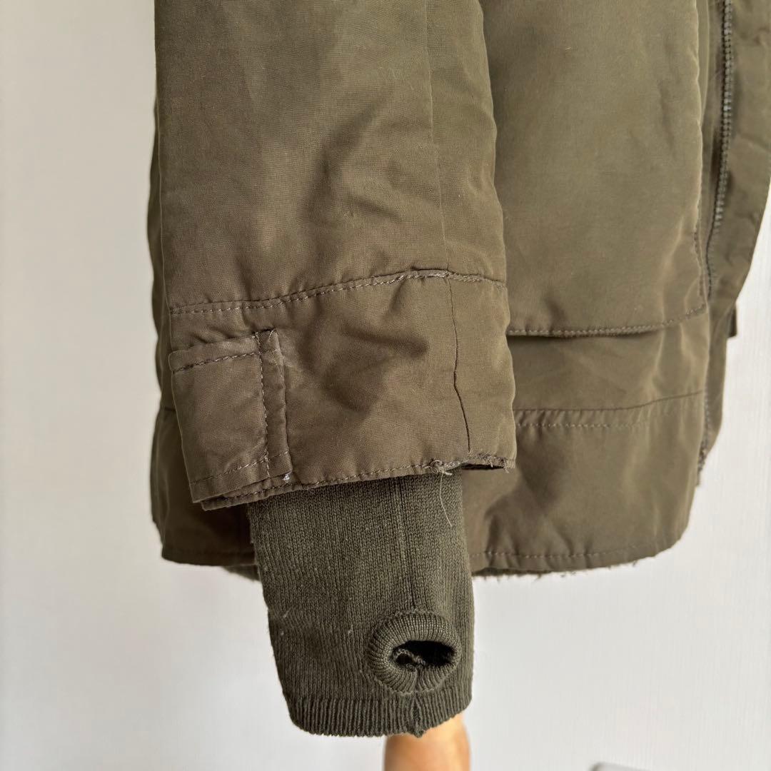 平成ギャル y2k グランジ ファー付 モッズコート ダークコア メタルギミック