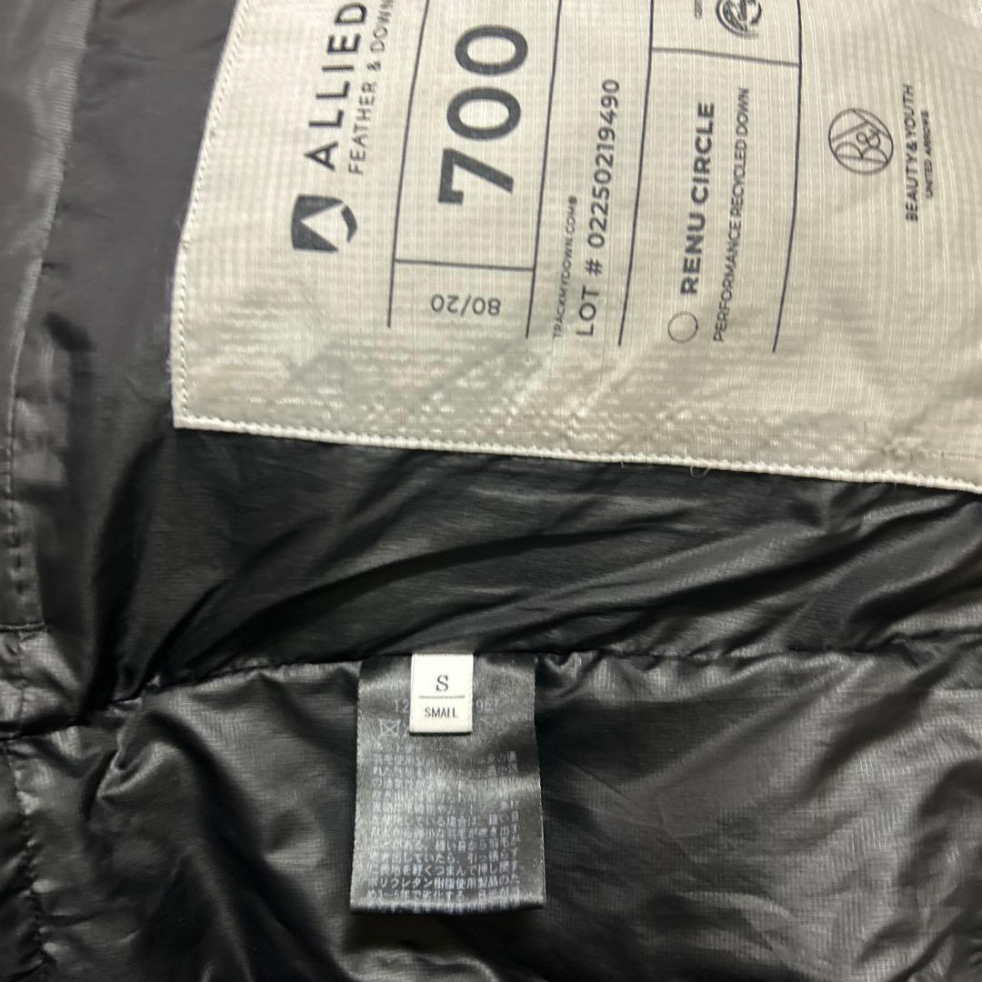 BEAUTY&YOUTH 小松マテーレALLIEDダウンジャケット