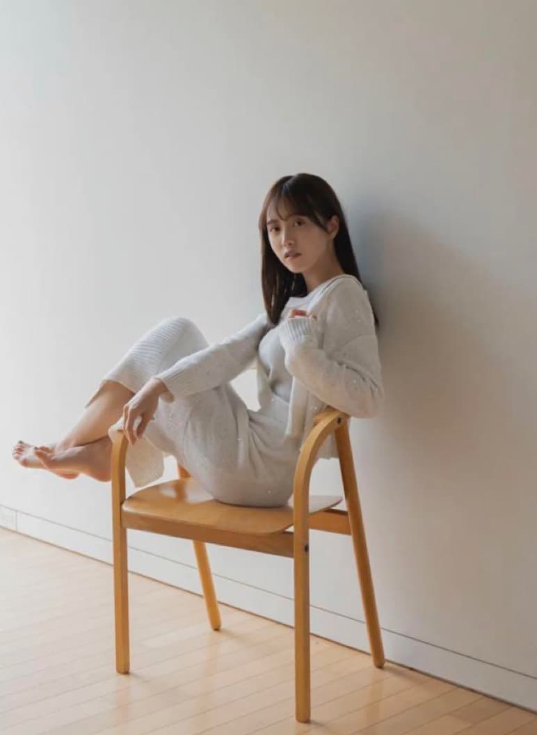 トップス VALLANSpanglesKnitCamisoleSkirtSetup