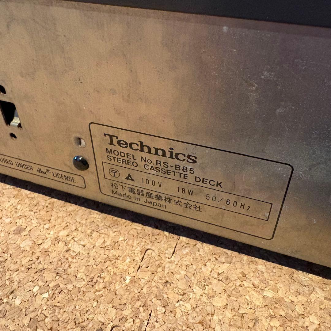 【現状品】Technics RS-B85 カセットデッキ テクニクス