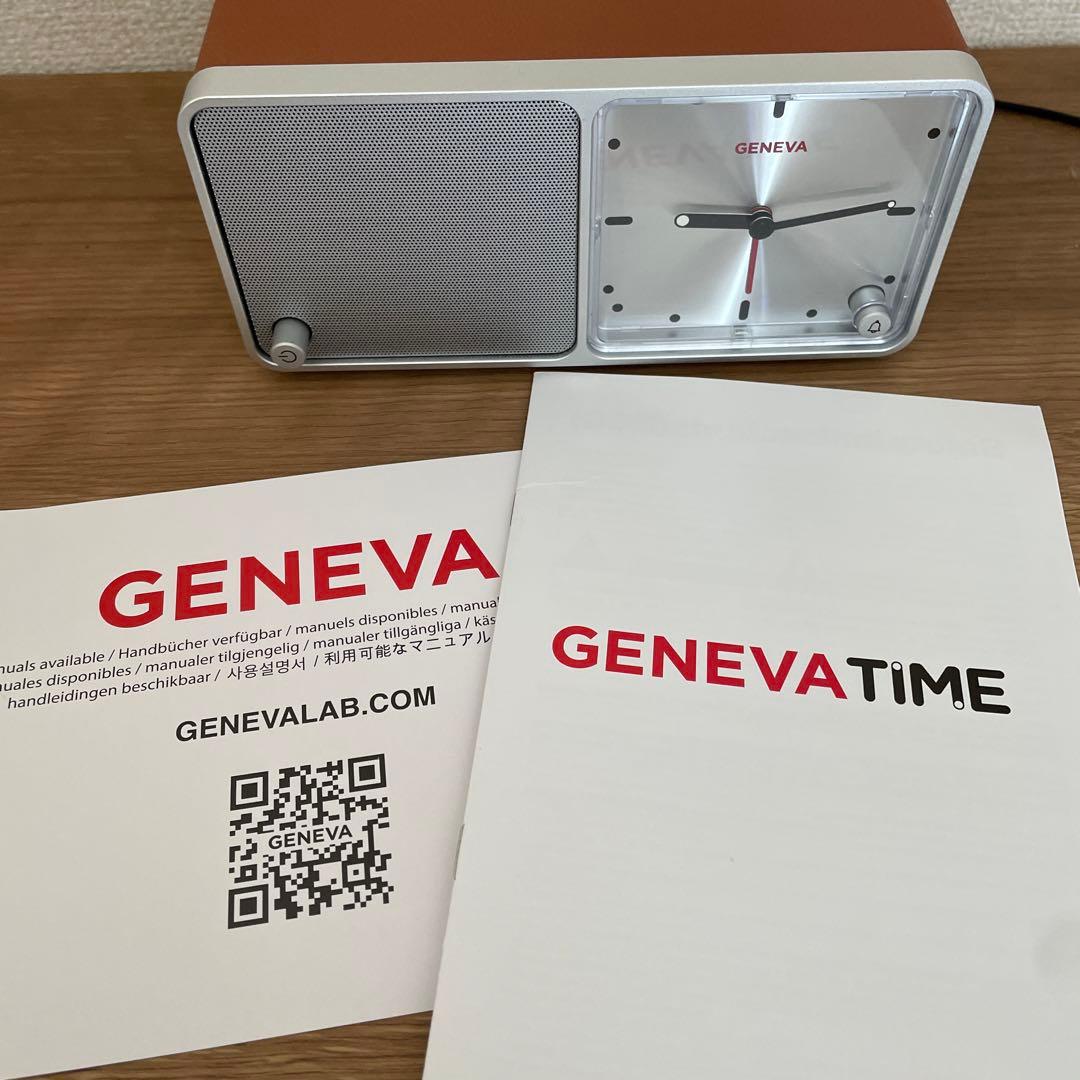 【値下げ不可】geneva time スピーカー　ワイヤレス充電
