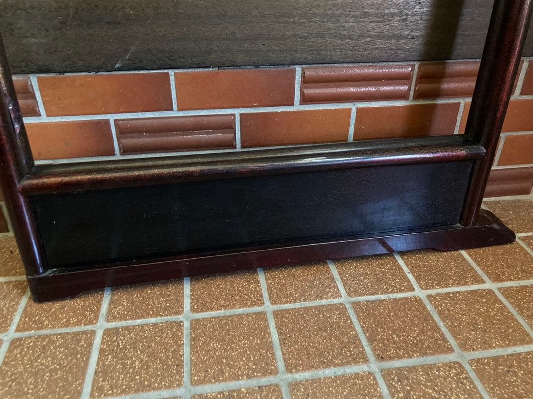 稀少 古道具 当時物 無垢材 木製 衣紋掛け 衣桁 着物掛け 高さ137cm 鶴