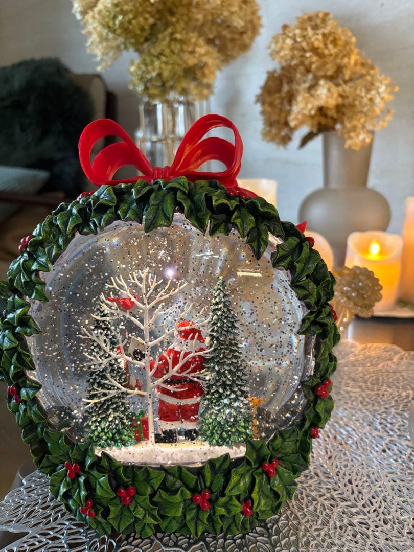 クリスマス スノードーム サンタ