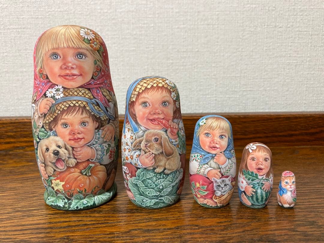 雑貨☆マトリョーシカ『Little Gardeners』5Pエレナ最新
