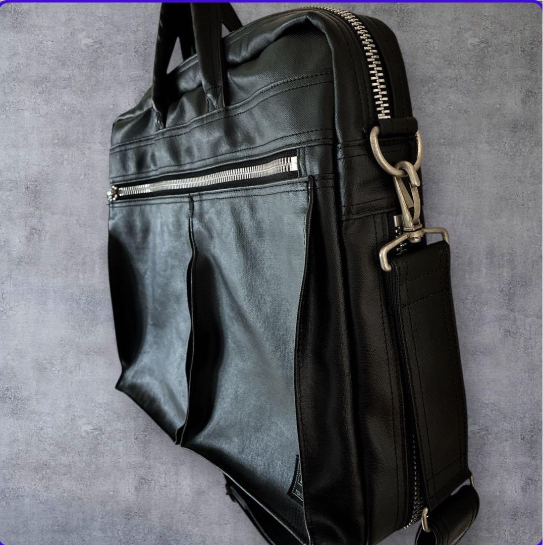 美品　PORTER ポーター フリースタイル 2WAYブリーフケース ブラック