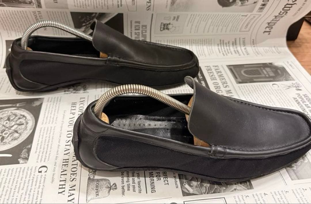 【GUCCI／グッチ】ドライビングシューズ ブラック／約24.5cm