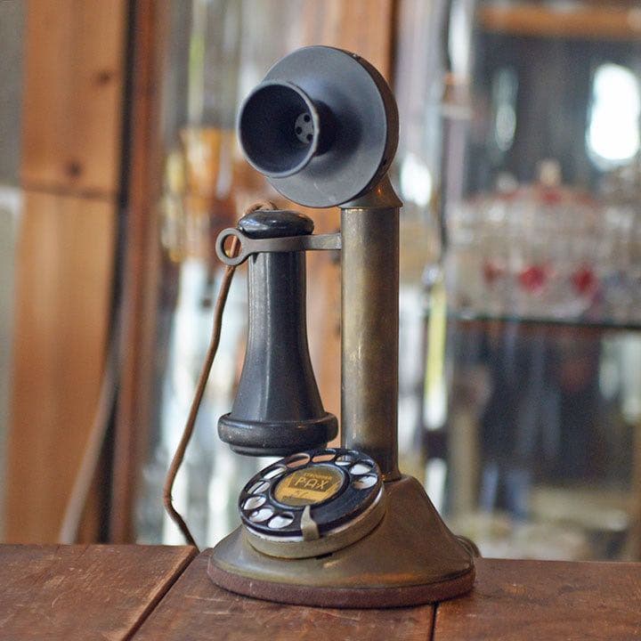 【激レア】米国 アンティーク Stowger 電話 ビンテージ品