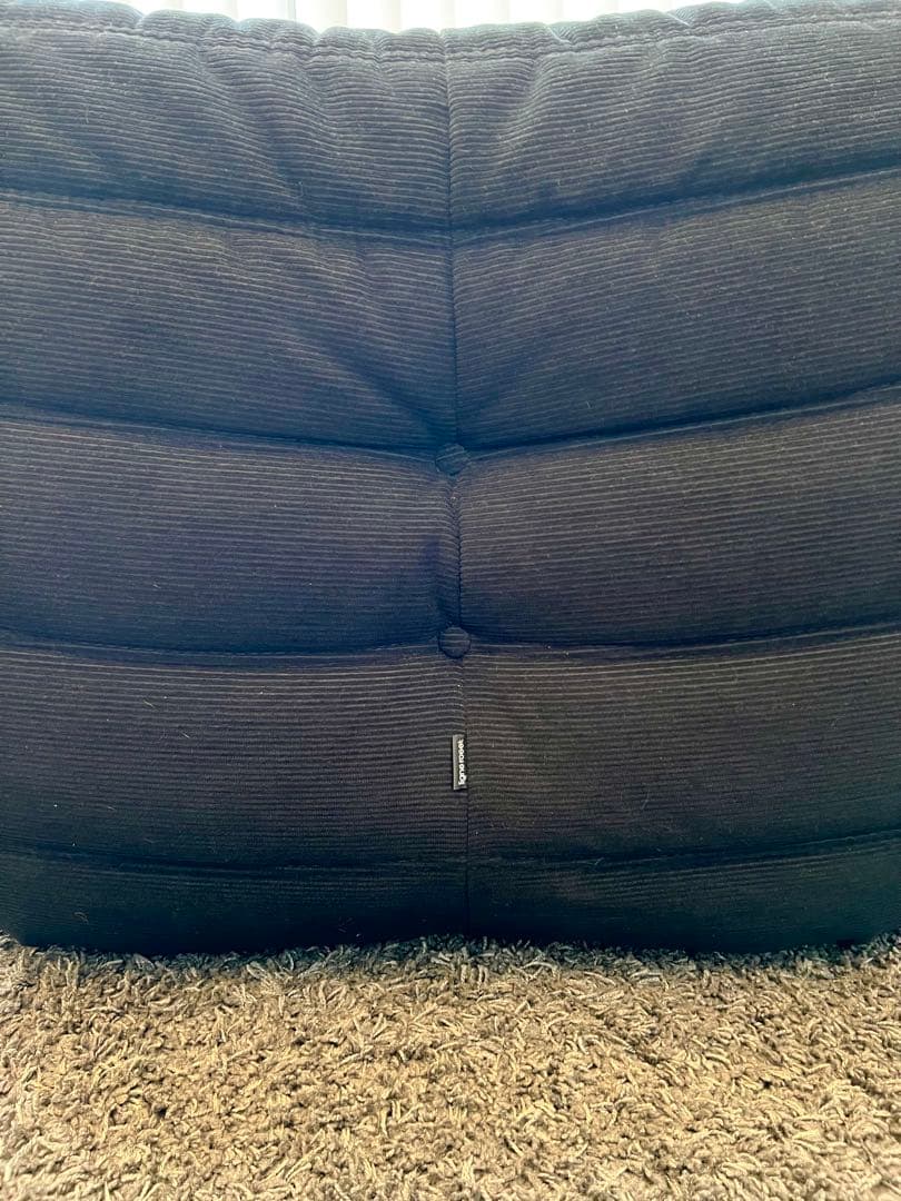 【正規品】ligne roset トーゴ1人掛けソファ　人気　黒