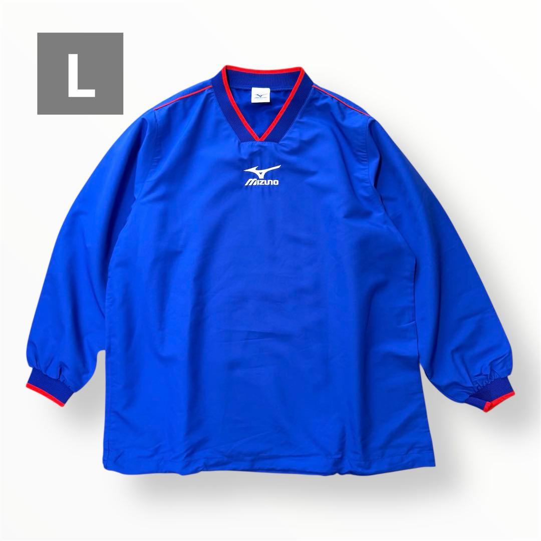 ミズノ ウィンドブレーカー 上下 セットアップ ジャージ ブルー L/Oサイズ
