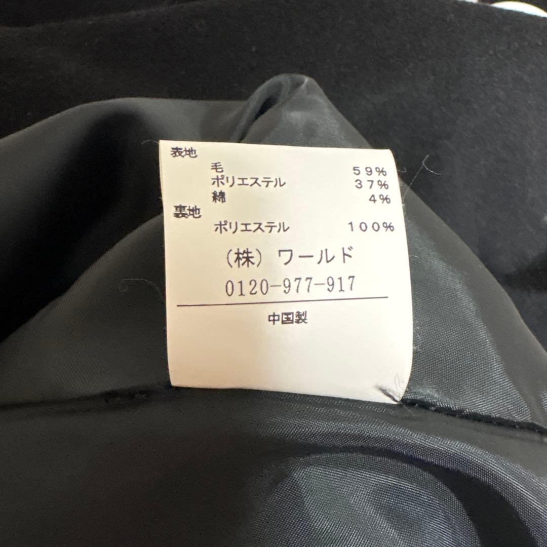 【本日限定値下げ】UNTITLED アンタイトル　フード付き黒ダッフルコート