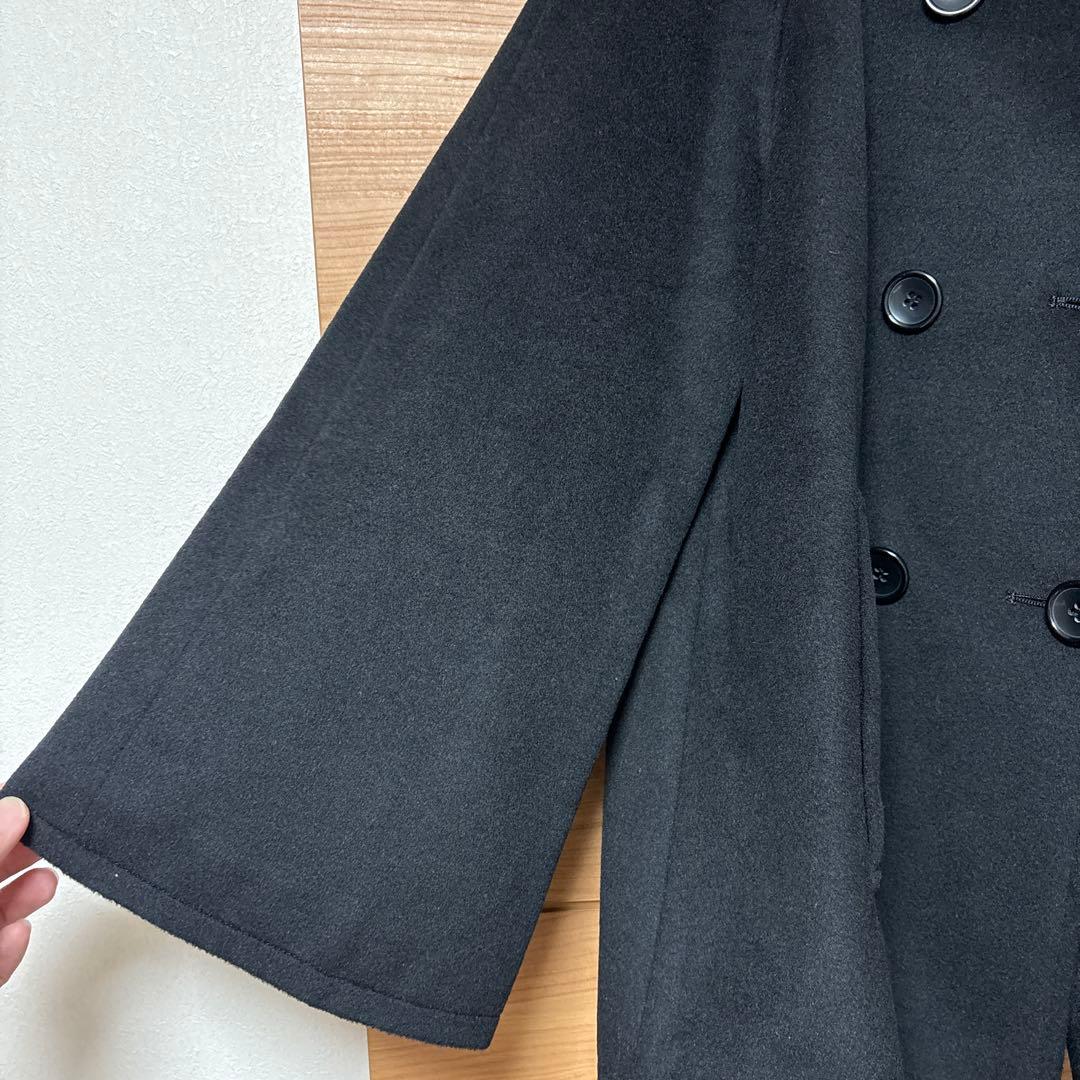 【本日限定値下げ】UNTITLED アンタイトル　フード付き黒ダッフルコート