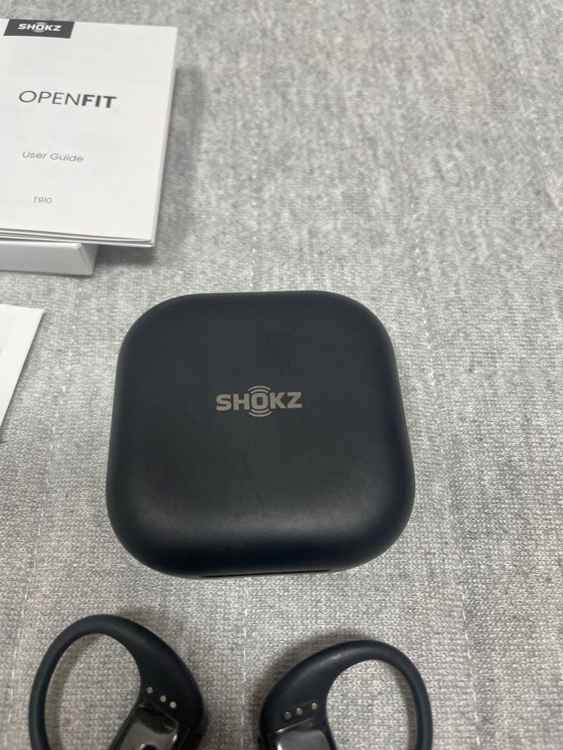 SHOKZ ワイヤレスイヤホン OPEN FIT BLACK