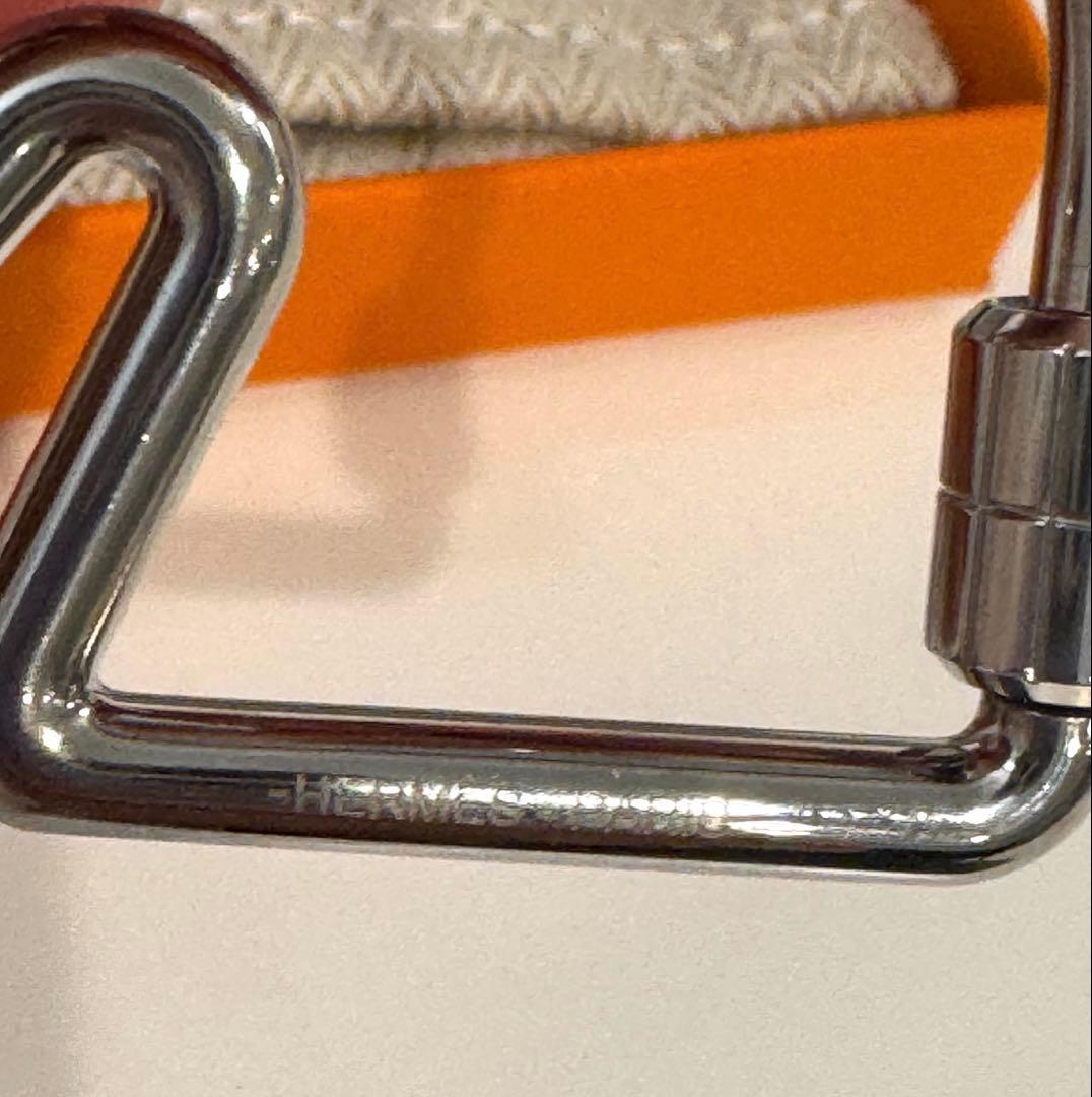 Hermes エルメス シュバル キーリング チャーム シルバー メタル