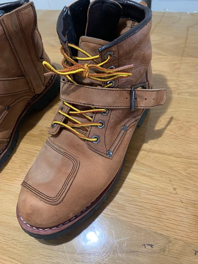 アヴィレックス　バイク用　ブーツ ブラウン