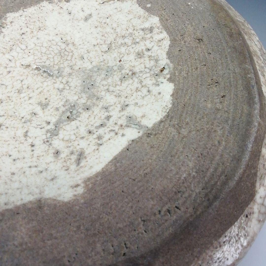 Ｓ７８３　水指　『織部釉』『山口錠鐵造』　共箱　茶道具