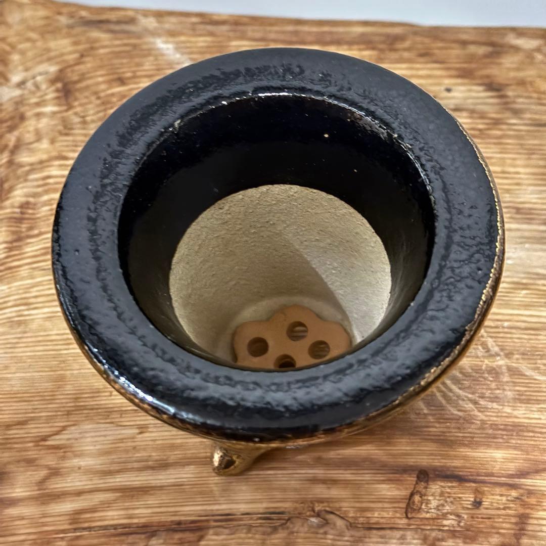 PINSTRIPE-万年青鉢 春光園 植木鉢(新品未使用)