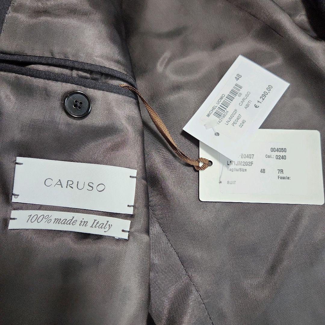 【イタリア購入品】CARUSO ダークグレー スーツジャケット 新品未使用