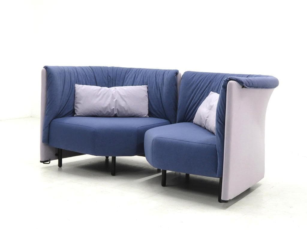 カッシーナ　ビンテージ　ポストモダン　サンパン　2人掛けソファ　ラブソファ