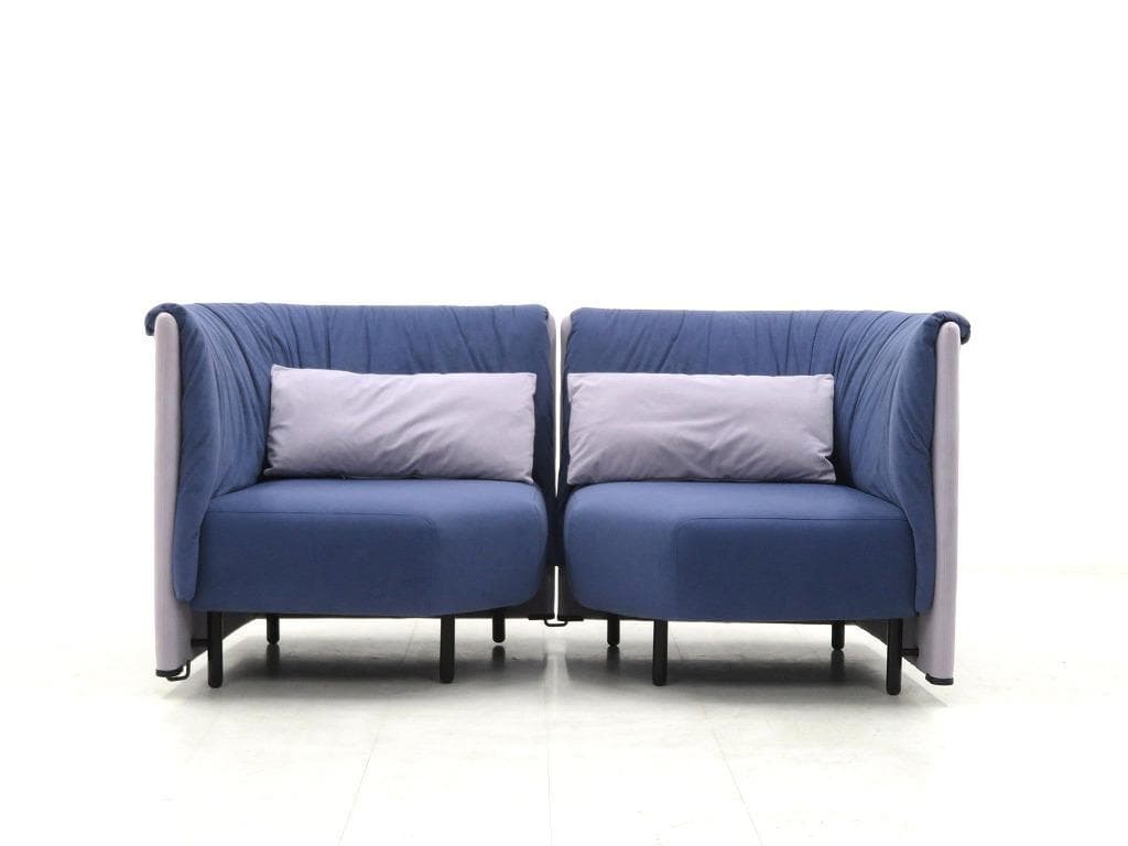 カッシーナ　ビンテージ　ポストモダン　サンパン　2人掛けソファ　ラブソファ