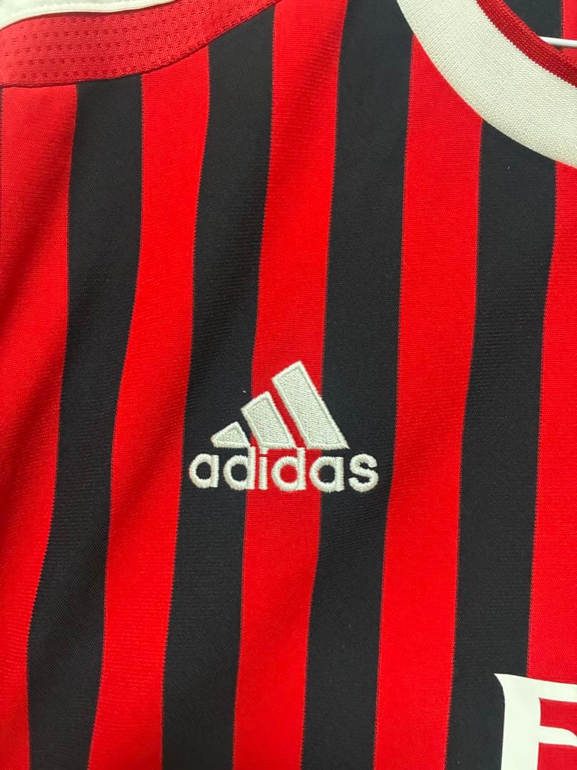 ACミラン adidas シャツ 赤・黒