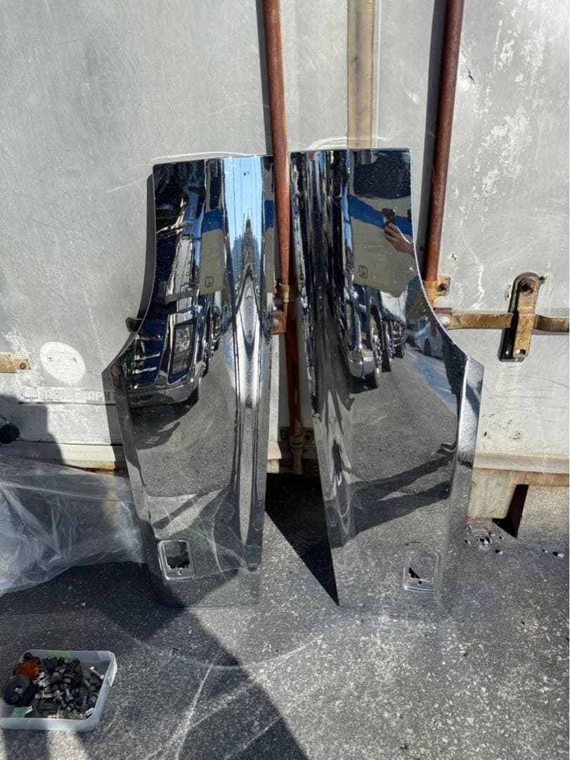 いすゞ　ギガ　メッキ　ドアプロテクター　ブリスター　ドアガーニッシュ