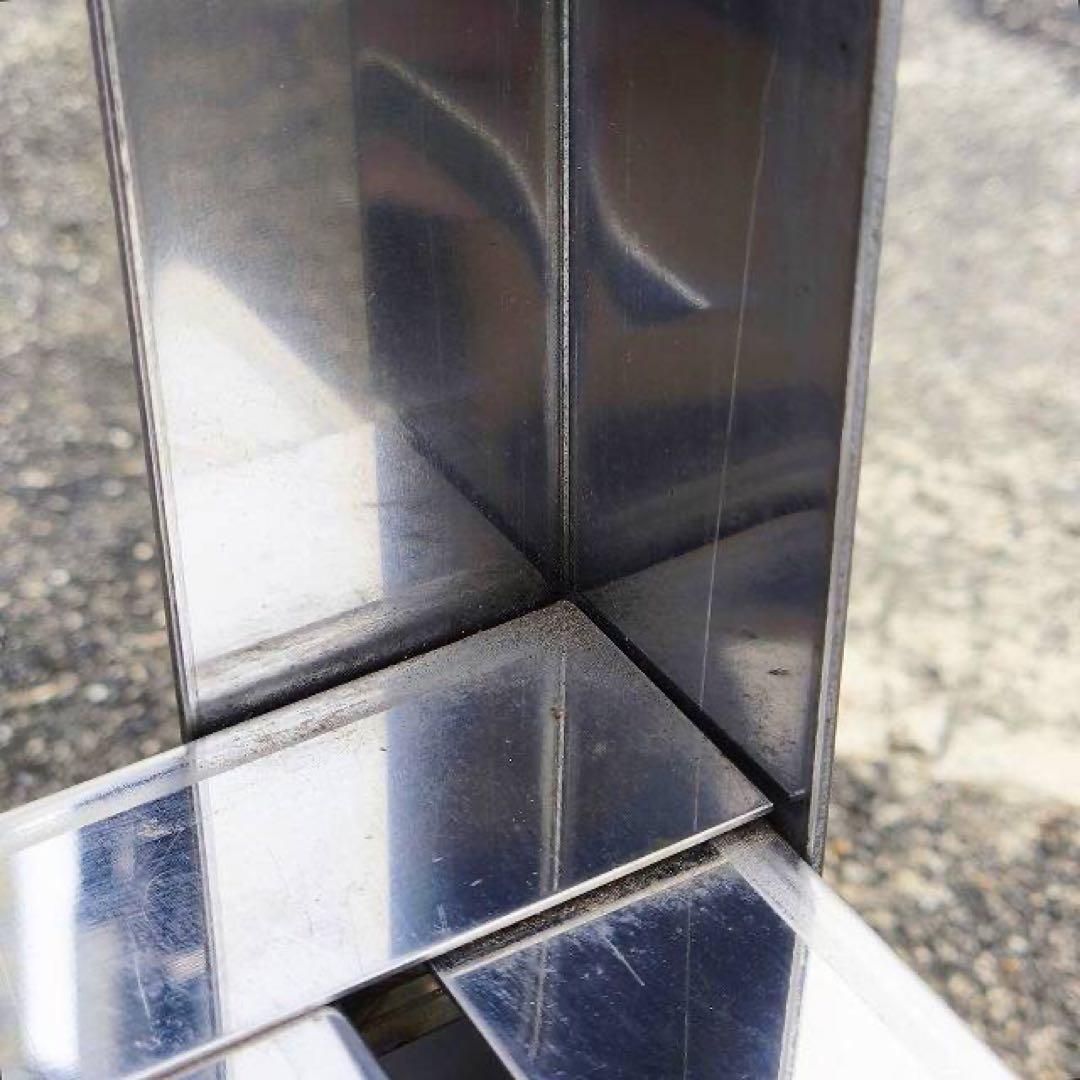 M0196 作業台 サイズ約W450×D450×H800mm 同サイズの新品も有