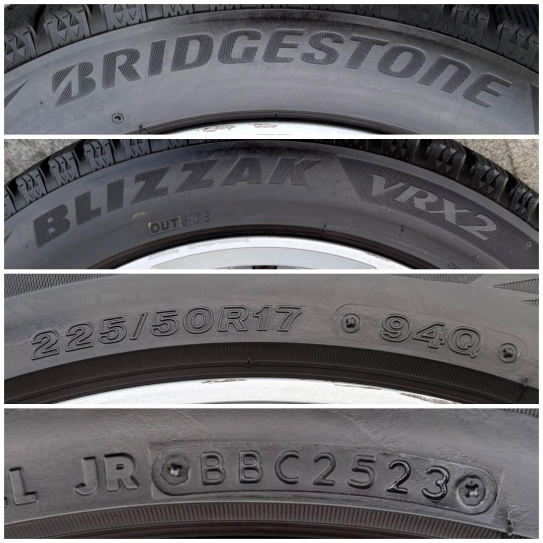 ◆MAKアルミホイール 17インチ★225/50R17★23年スタッドレスタイヤ