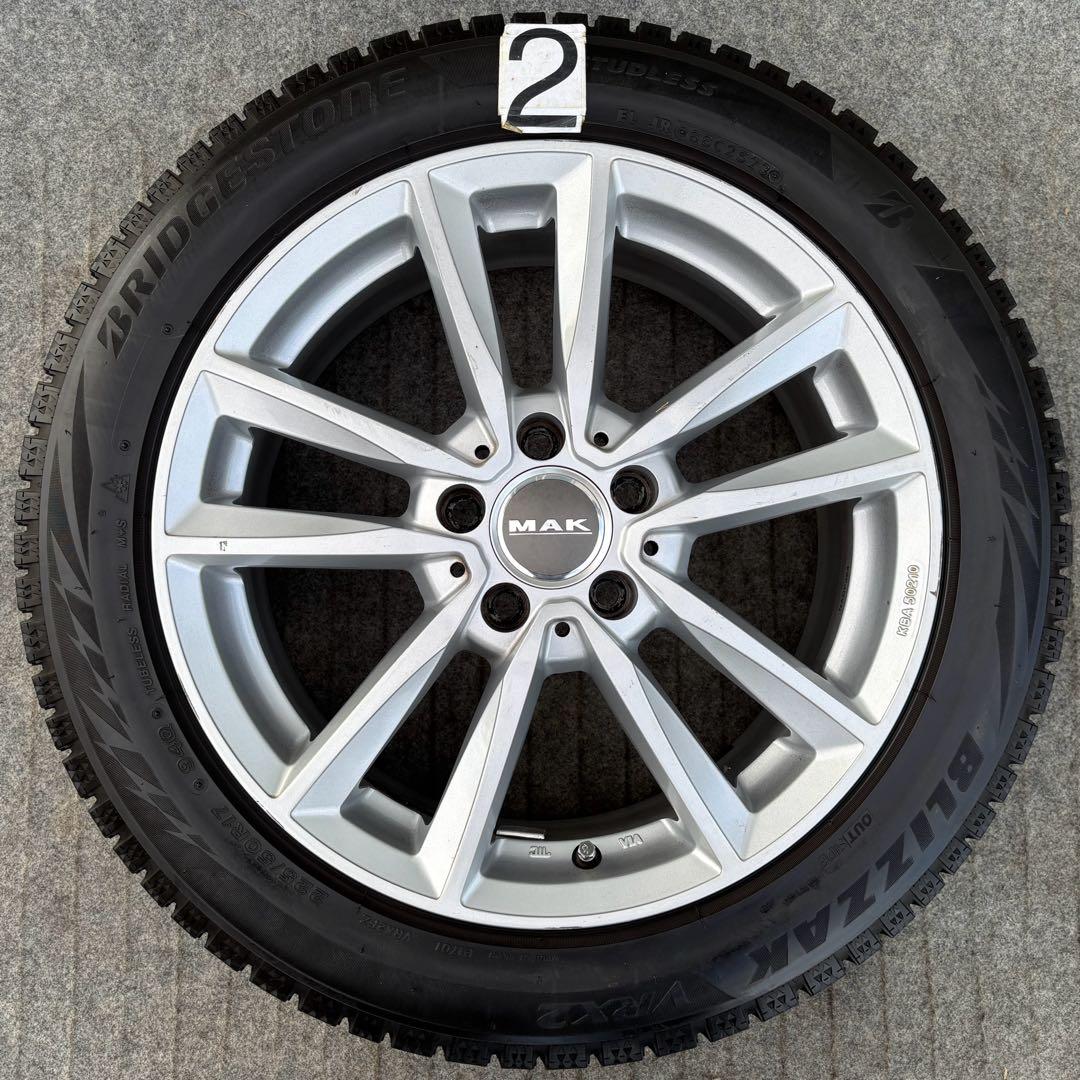 ◆MAKアルミホイール 17インチ★225/50R17★23年スタッドレスタイヤ