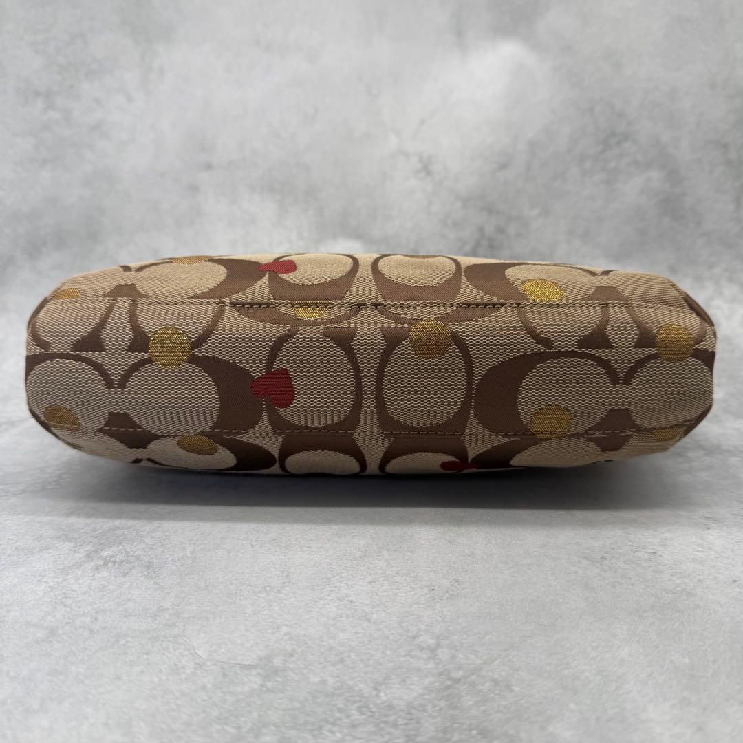 【良品】COACH コーチ ショルダーバッグ 2way キャンバス クロスボディ