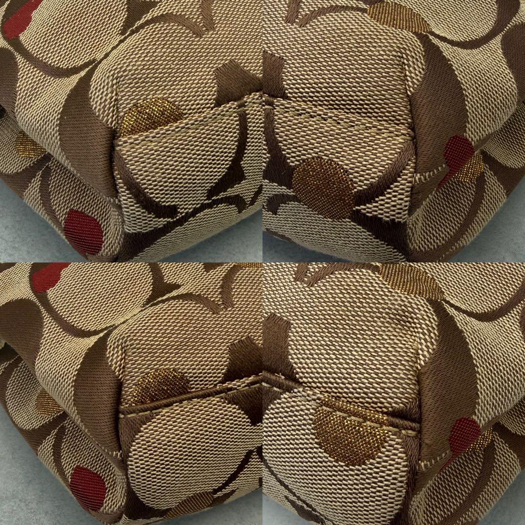 【良品】COACH コーチ ショルダーバッグ 2way キャンバス クロスボディ