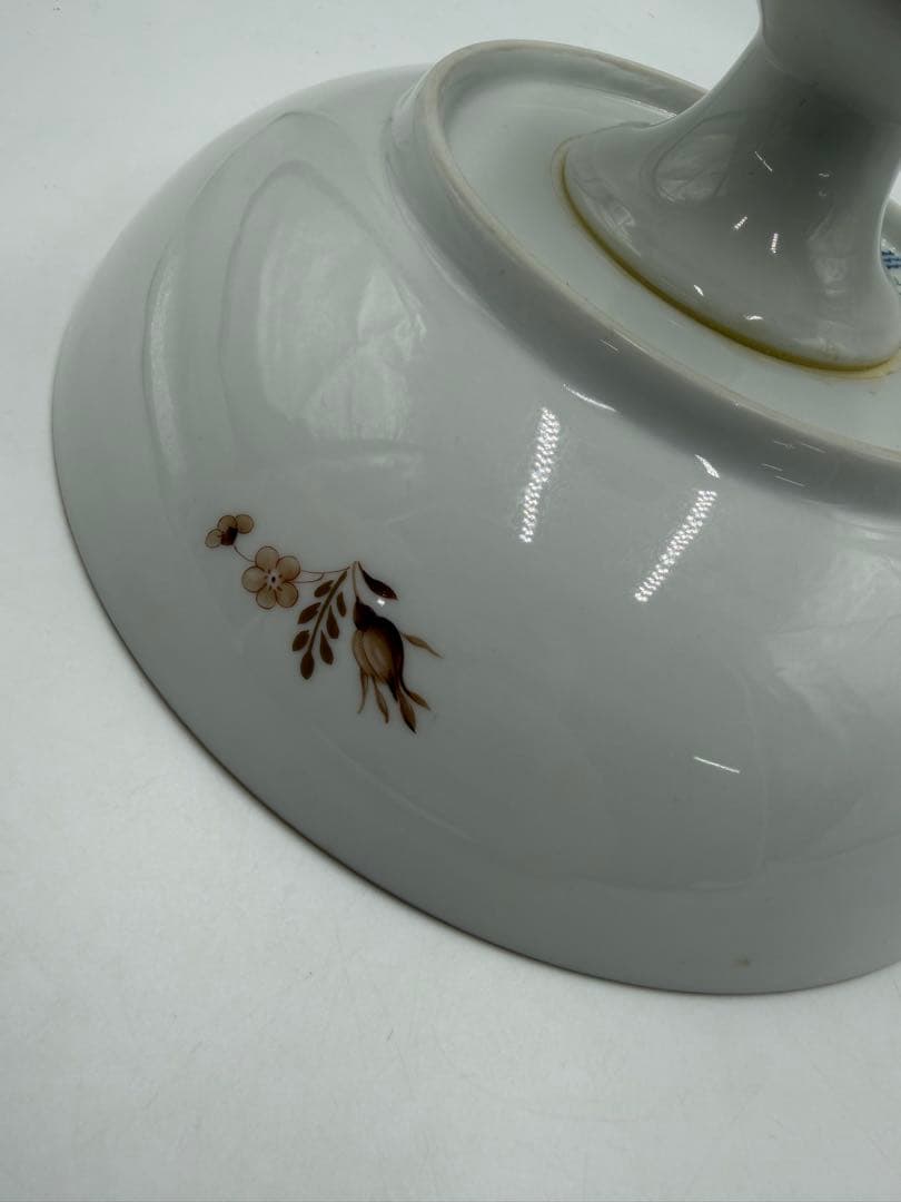 ロイヤルコペンハーゲン コンポート　ブラウンローズ ラウンドコンポート