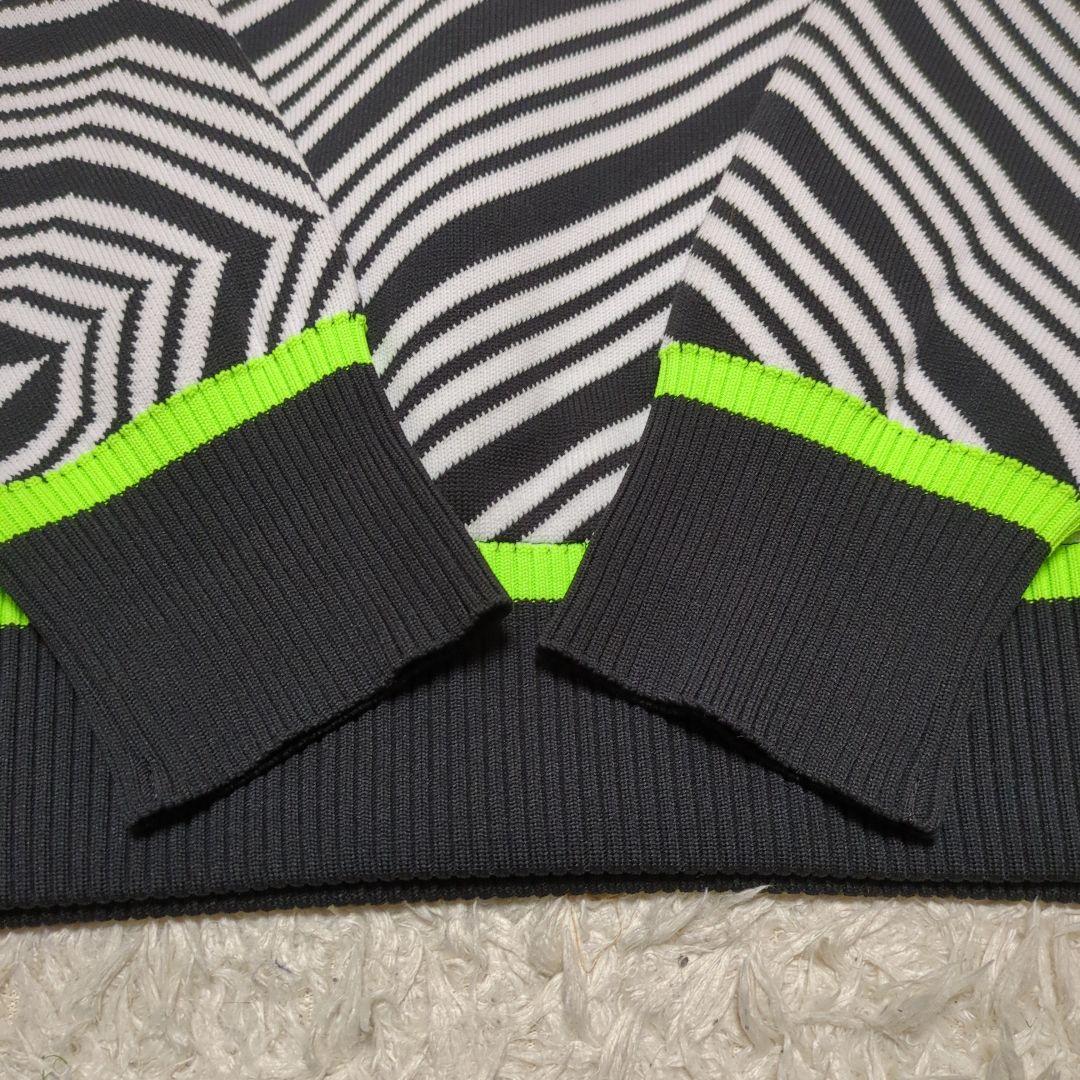 【美品】ディセンバーメイ ゴルフ ニット メンズ 総柄 M