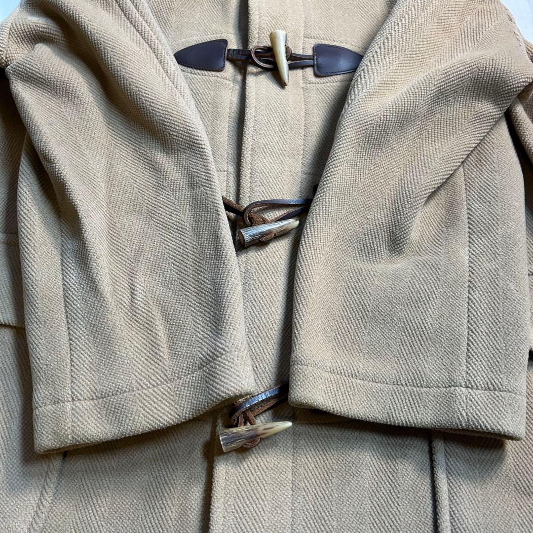 J.PRESS ジェイプレス ヘリンボーンダッフルコート ベージュLL ロング丈