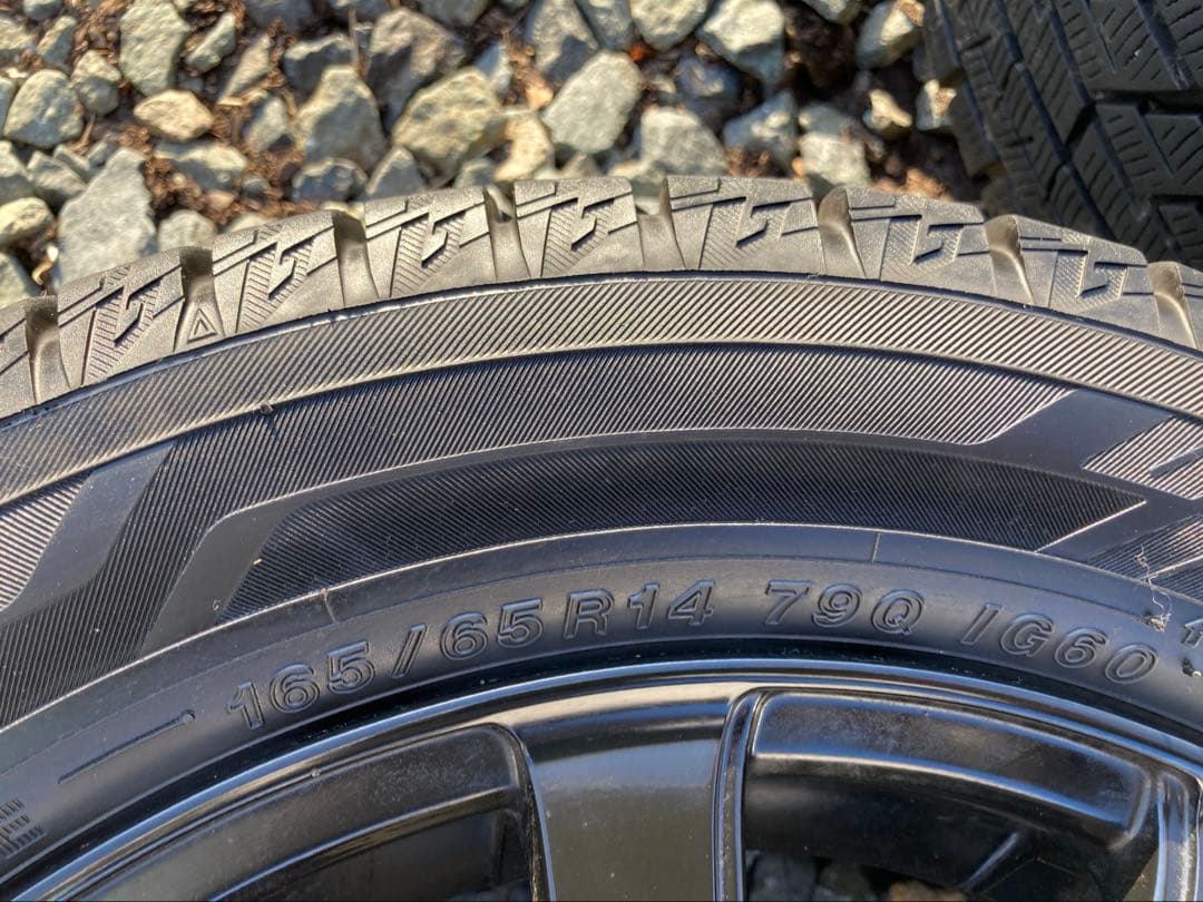 すぐ発送アルミホイール付165/65R14ヨコハマスタッドレスタイヤ 4本セット