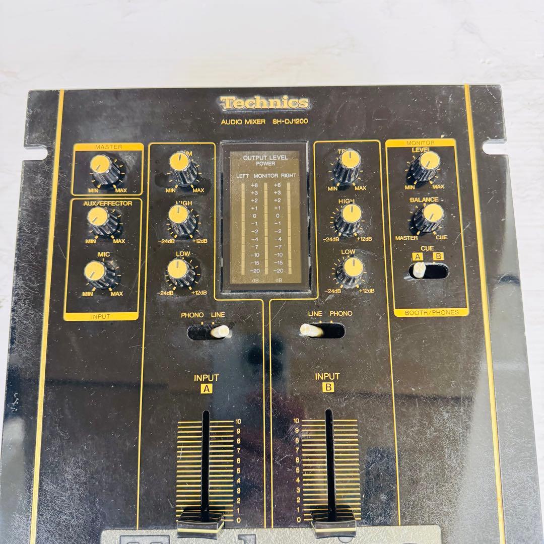Technics　SH-DJ1200　DJミキサー　動作品