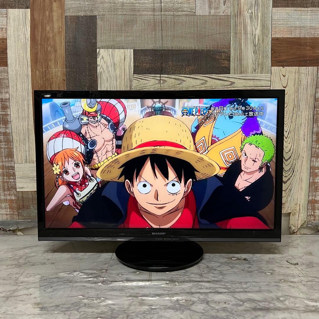 即日受渡❣️全国送料込シャープAQUOS24型TV裏番組録画可能Wチューナー搭載