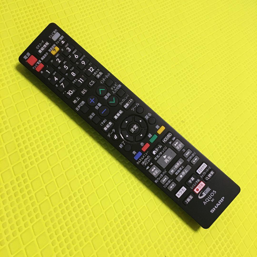 ◆美品◆シャープ ブルーレイ◆BD-NS500◆純正リモコン◆約500時間録画