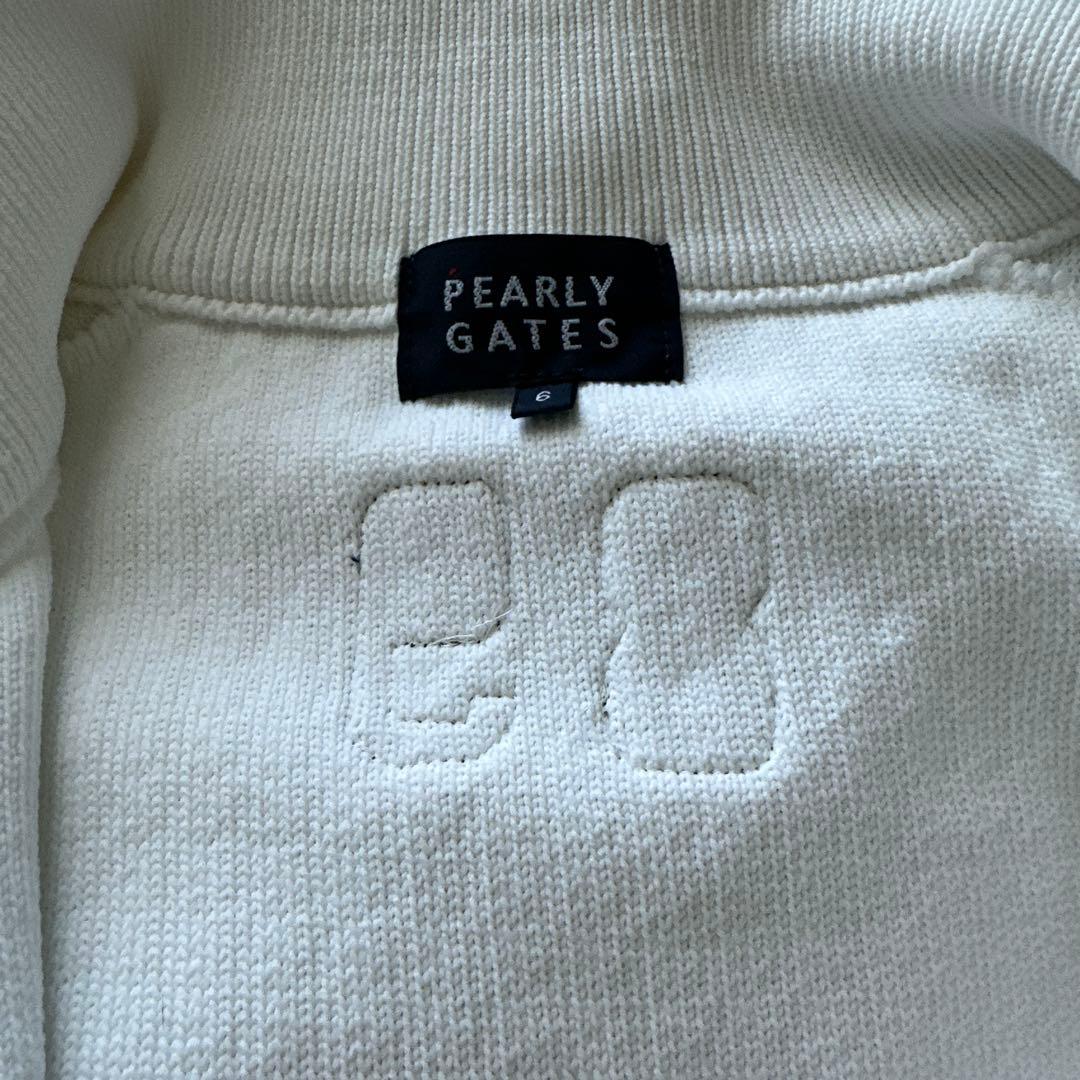 美品❣️PEARLY GATES ホワイト ジップアップジャケット ＸＬサイズ