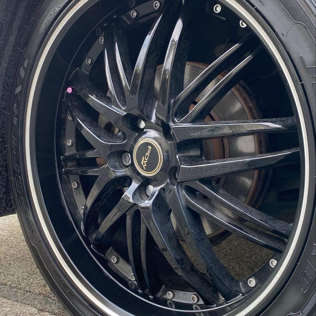 【送料込み】PDW タイヤ&アルミホイール　4本　20インチ　245/40/20