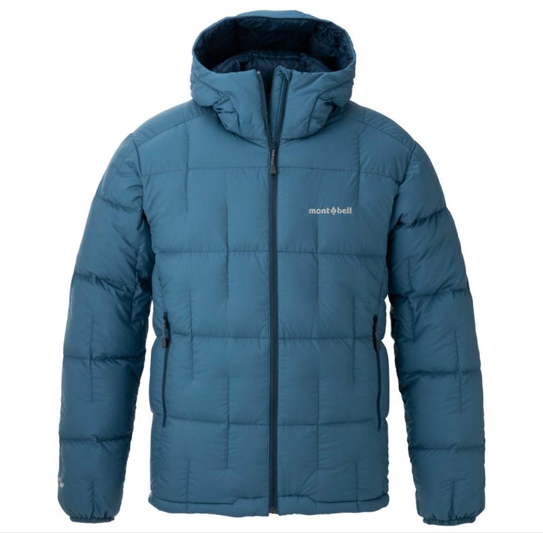 新品未使用 mont-bell ネージュダウンパーカ ブルー M モンベル