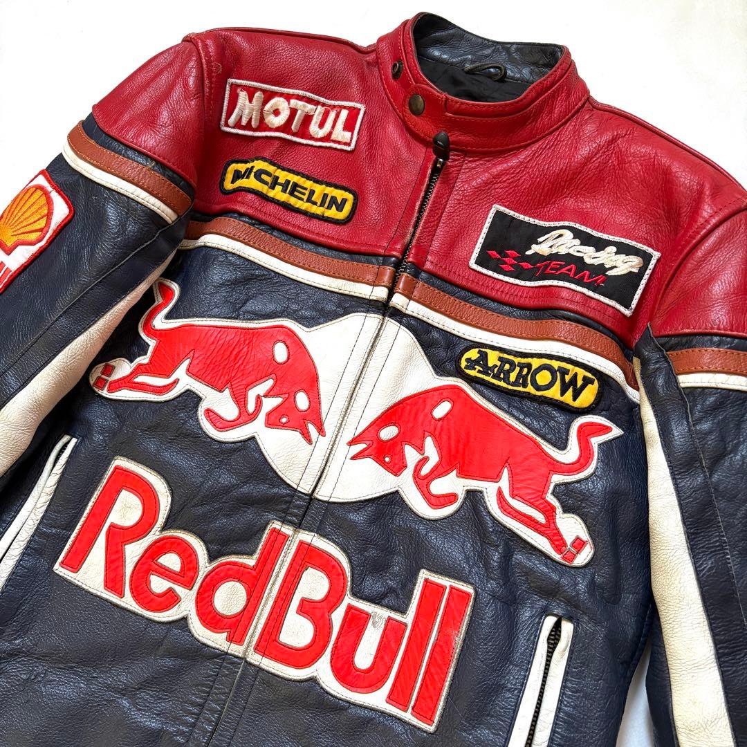 RedBull レッドブル　シングルライダースジャケット　本革