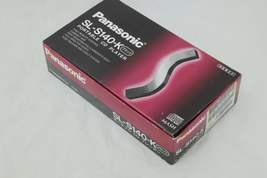 Panasonic SL-S140-K ポータブルCDプレーヤー ブラック
