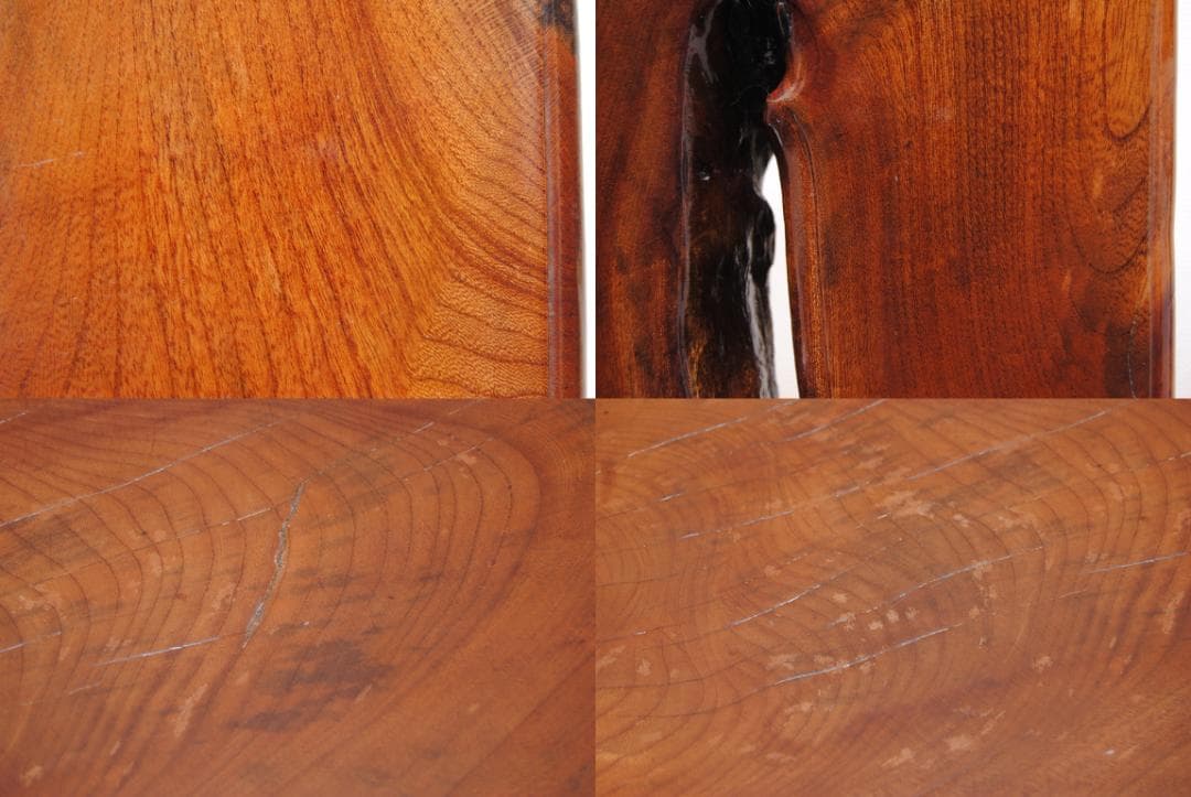 欅？ の花台  木　敷台  一枚板　テーブル 板厚６ｃｍ