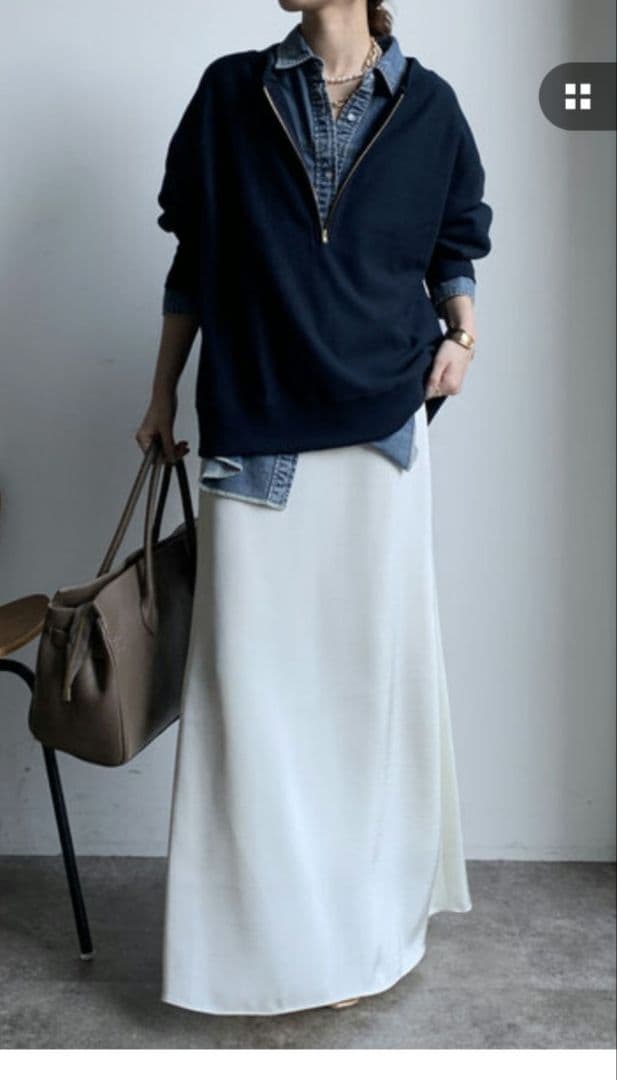 人気完売商品！新品　DOUDOU リヨセルデニムシャツ　2025年購入　ドゥドゥ