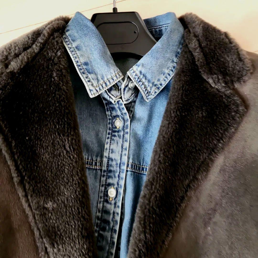 人気完売商品！新品　DOUDOU リヨセルデニムシャツ　2025年購入　ドゥドゥ