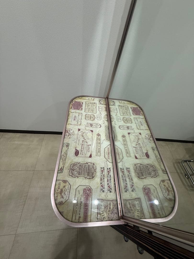 美容室用、両面自立式セット面　アンティーク